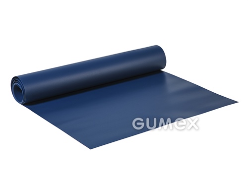 Folie für Kurzwarenprodukte 842, 0,3mm, Breite 1400mm, 49°ShD, D62 Dessin, PVC, dunkelblau (9101), 
